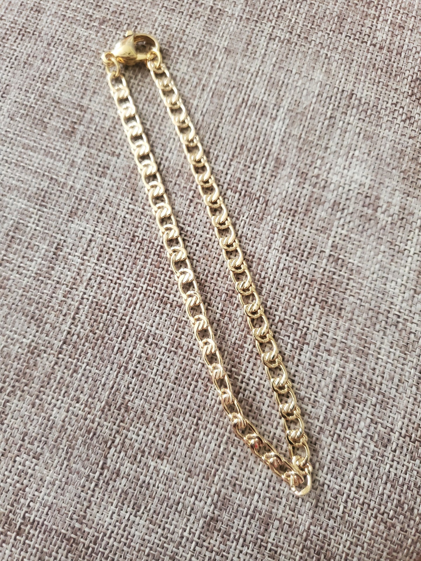 Chain Link Gold Plated Anklet