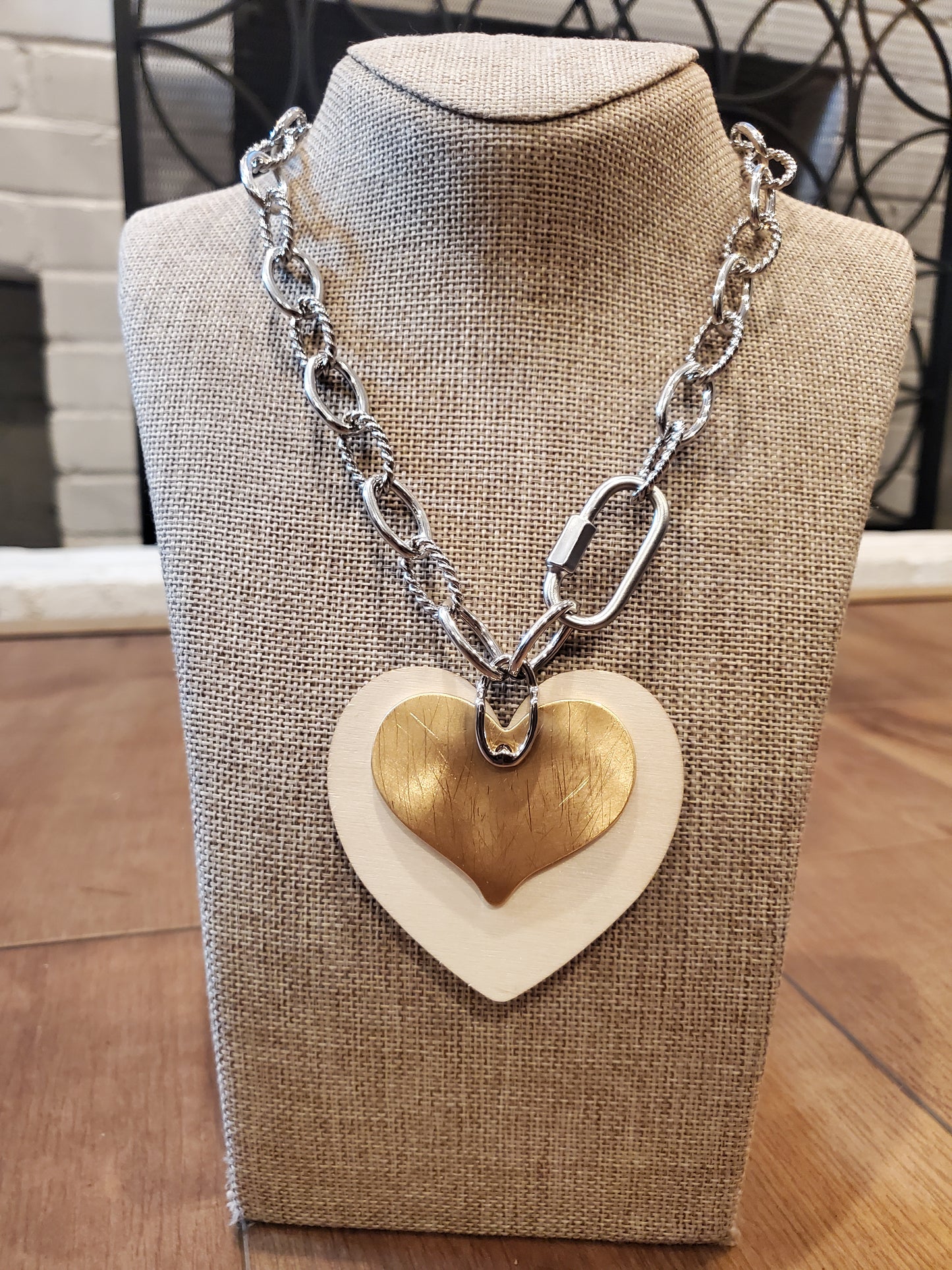 Hearts Desire Chain Link Necklace