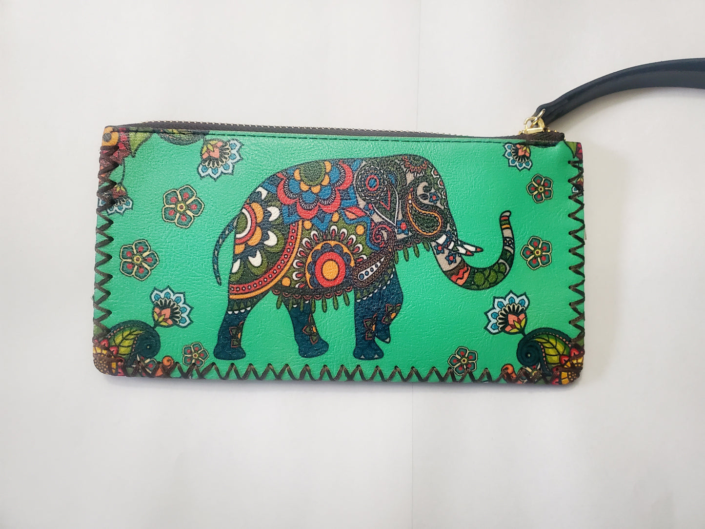 Elephant Wristlet Wallet/One Size