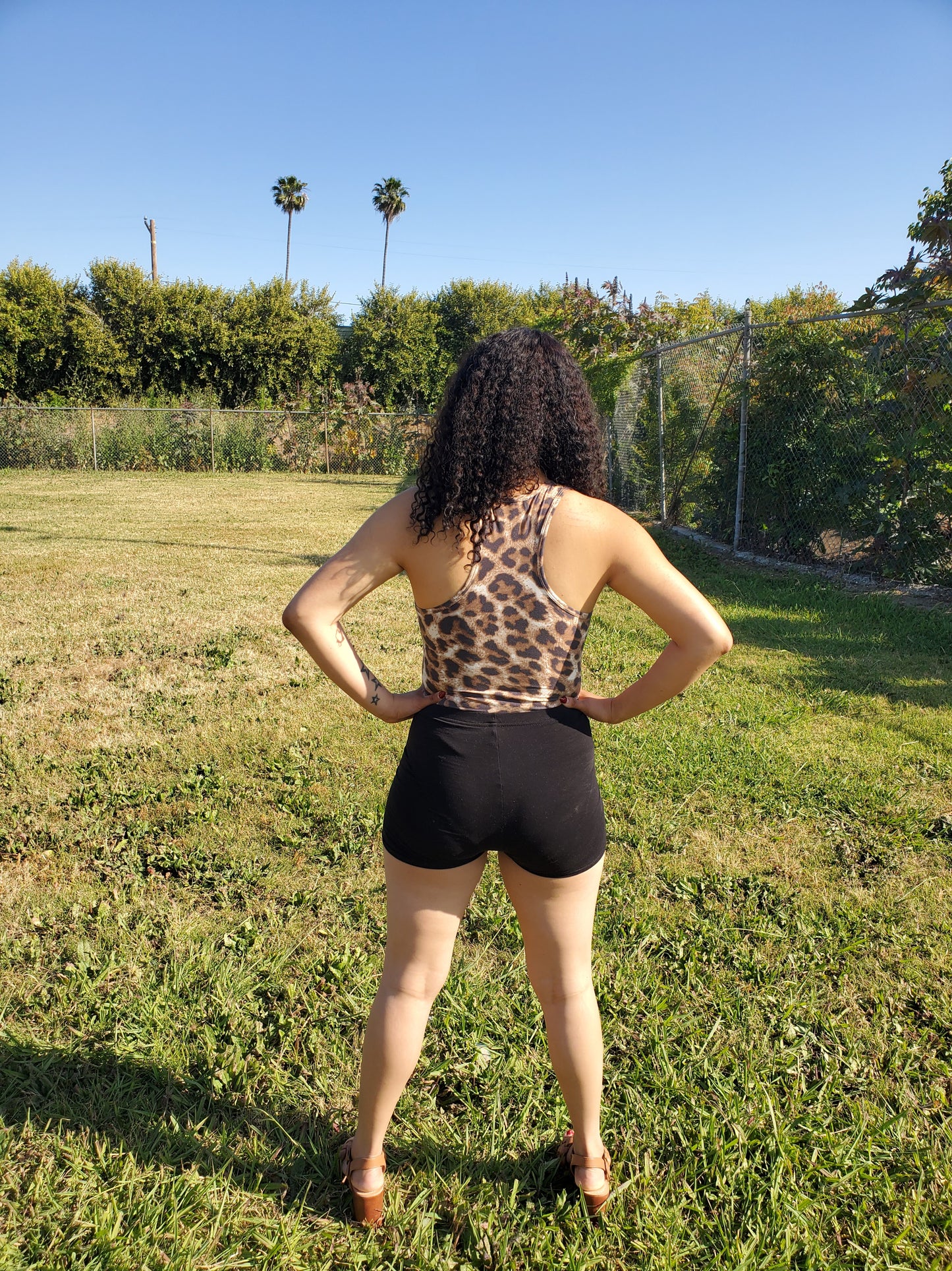 Brown Leopard Bodysuit