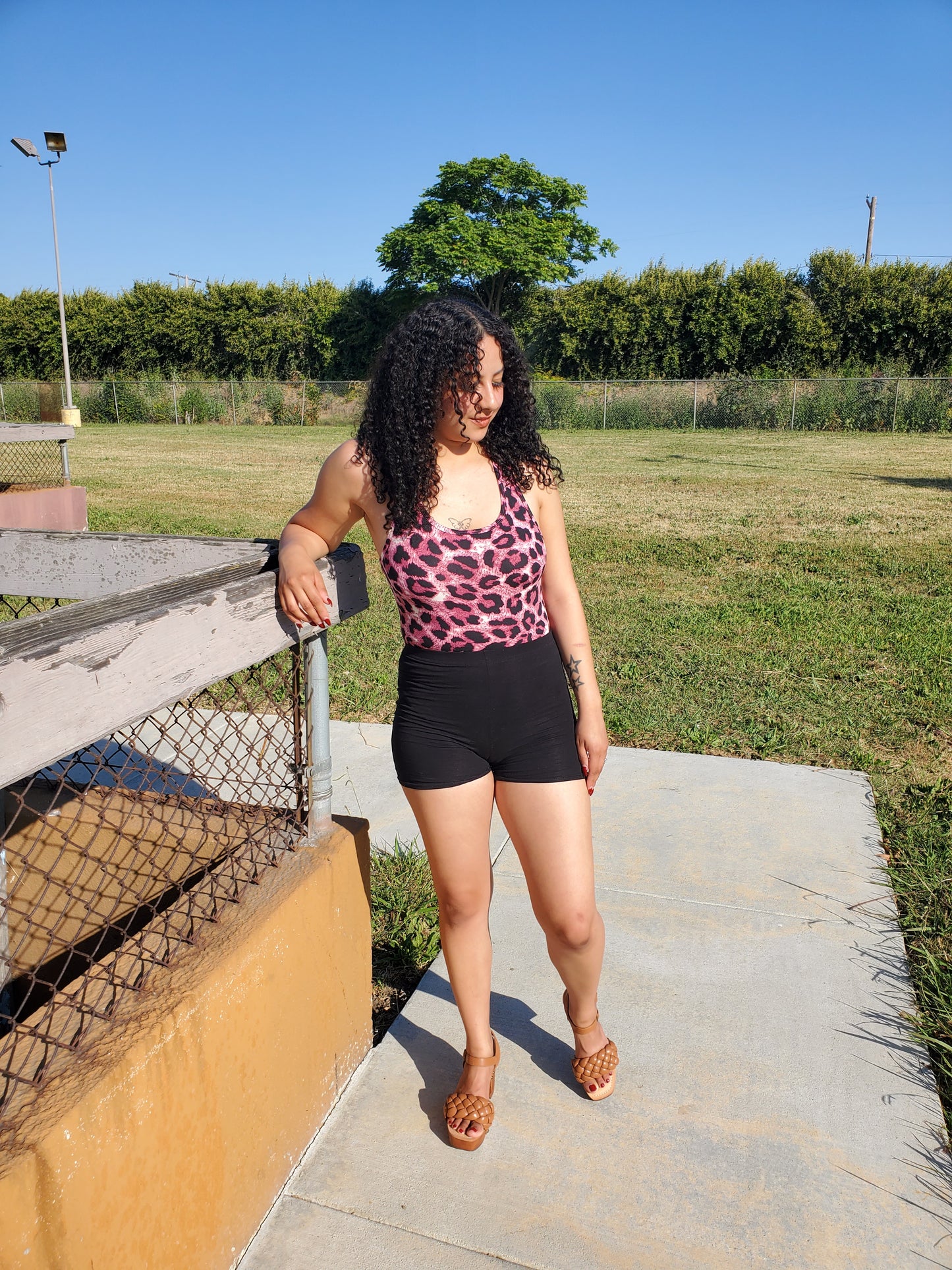 Cranberry Leopard Bodysuit