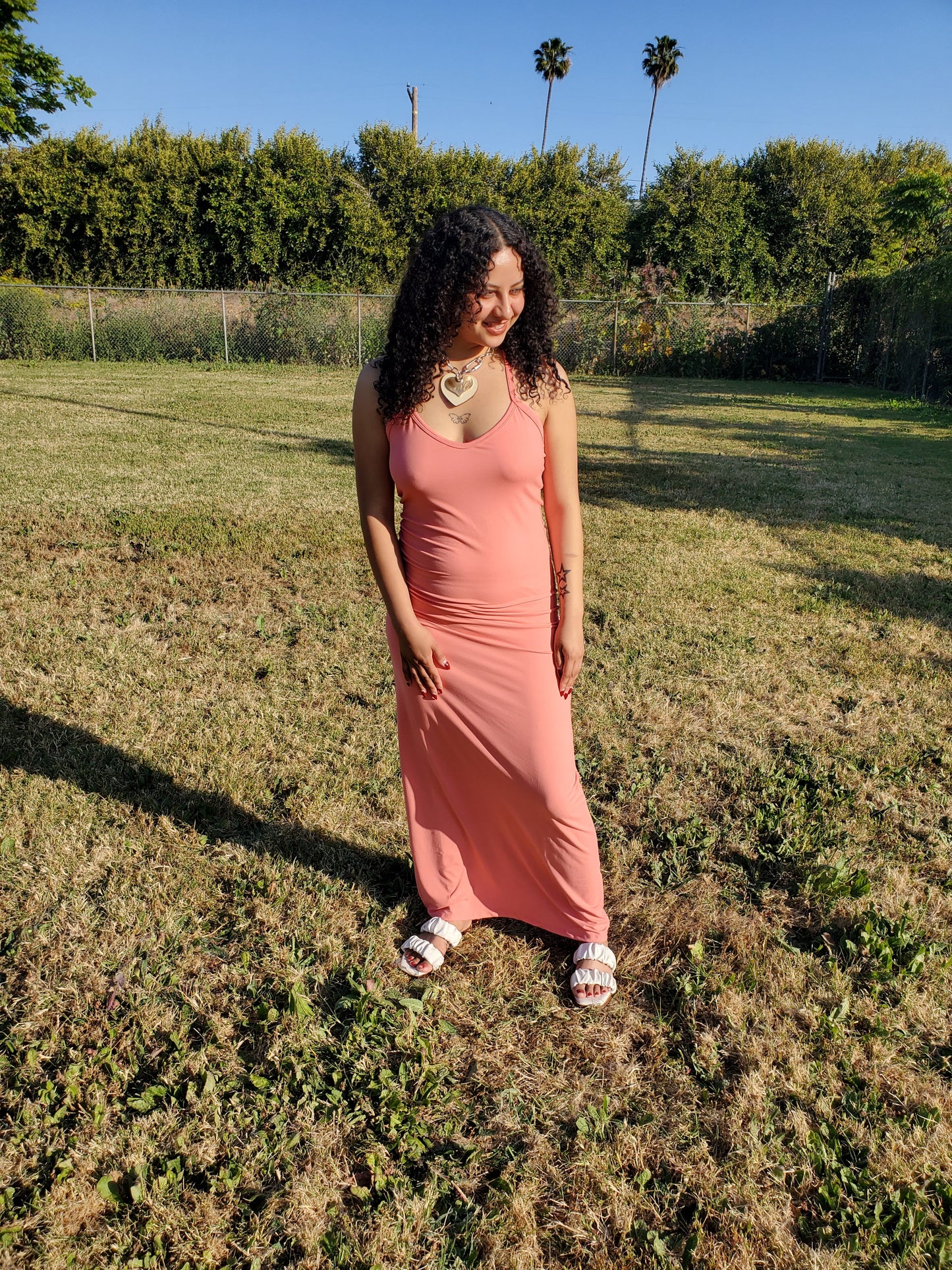 V-Neck Racerback Maxi