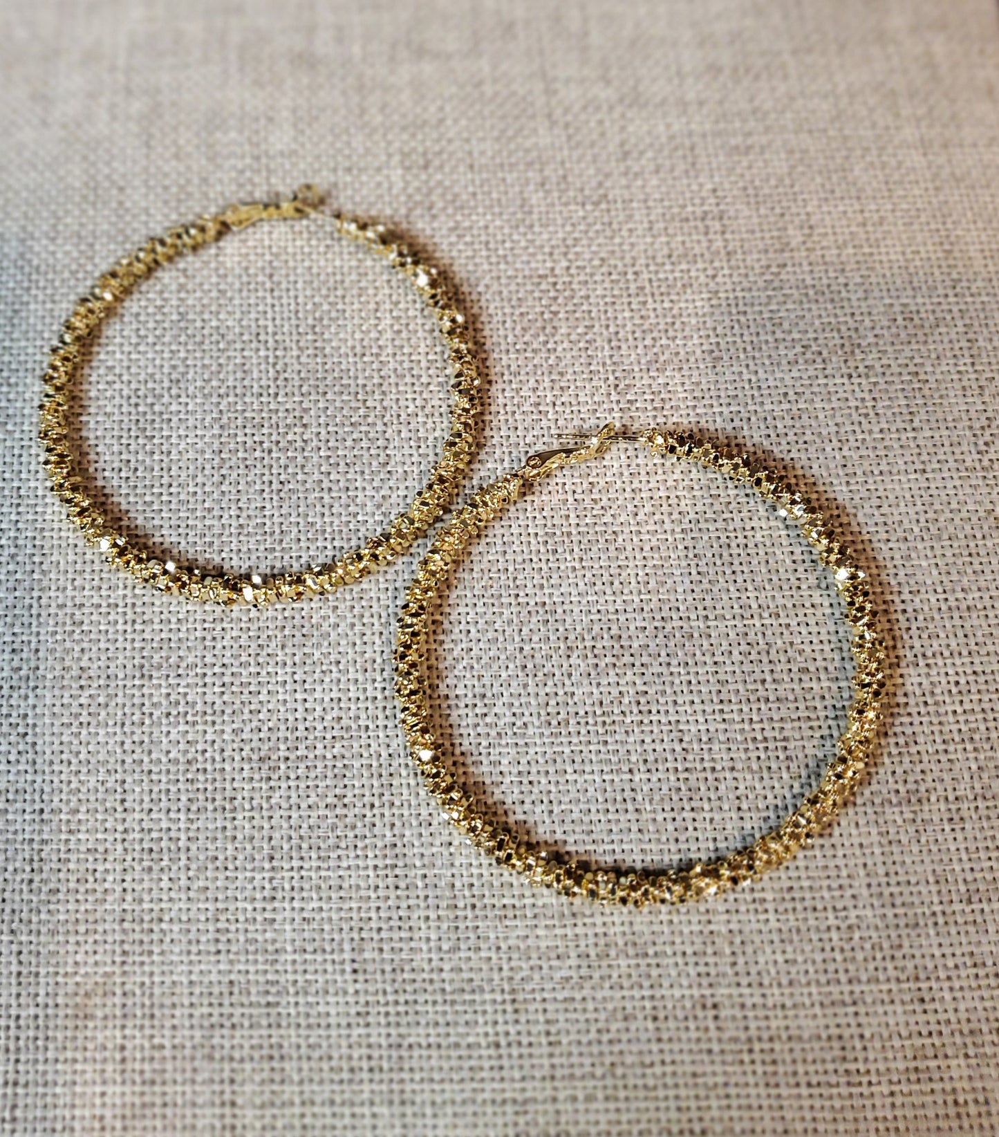 Nugget Hoop Earrings