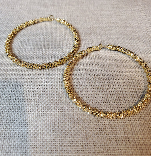 Nugget Hoop Earrings