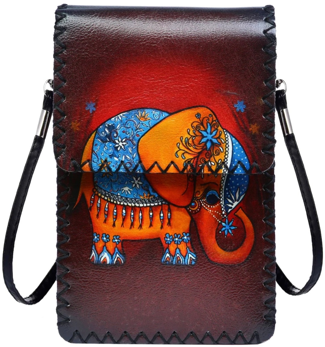 Trunk Up Elephant Crossbody 