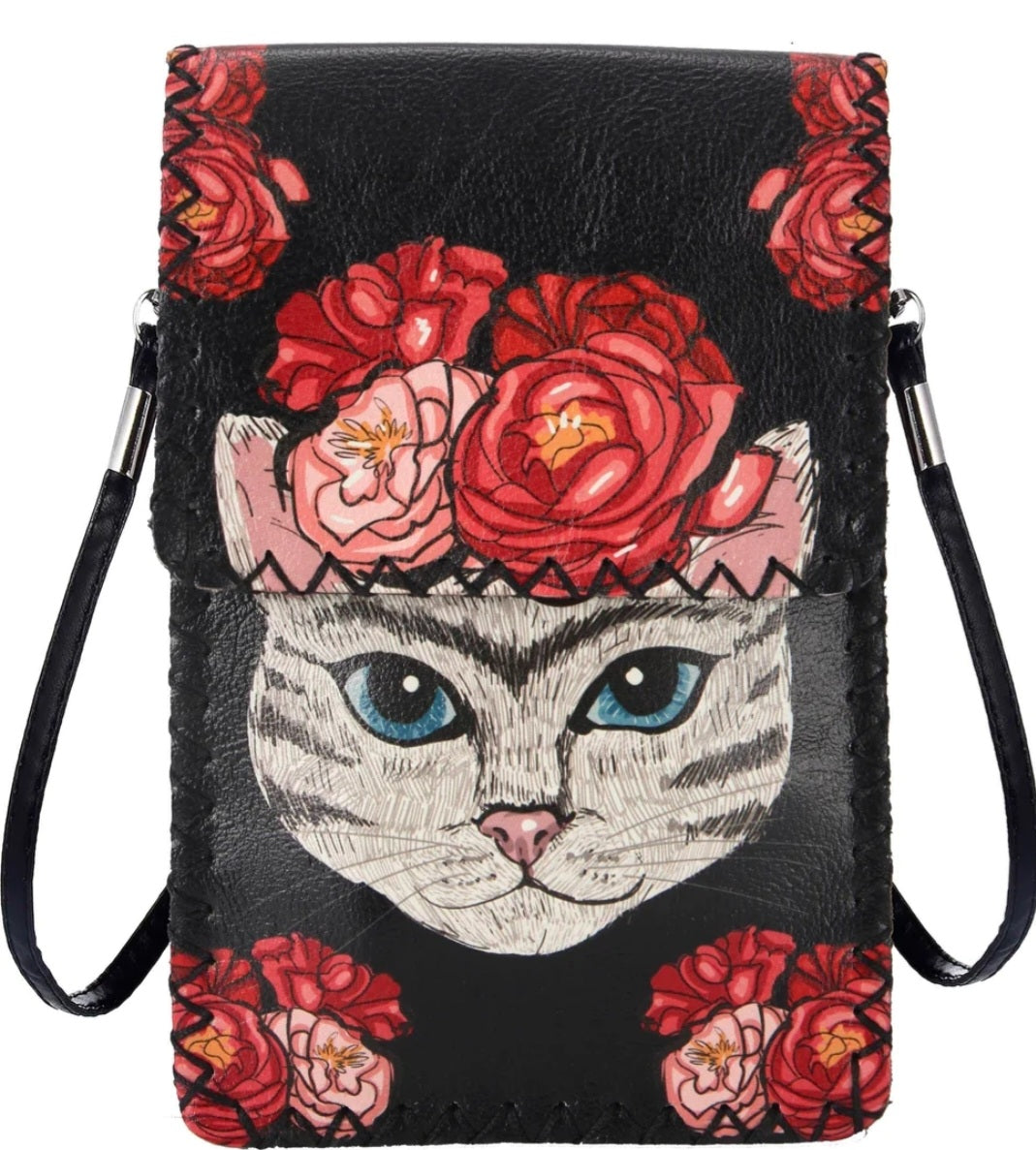 Kitty Rose Crossbody Bag 