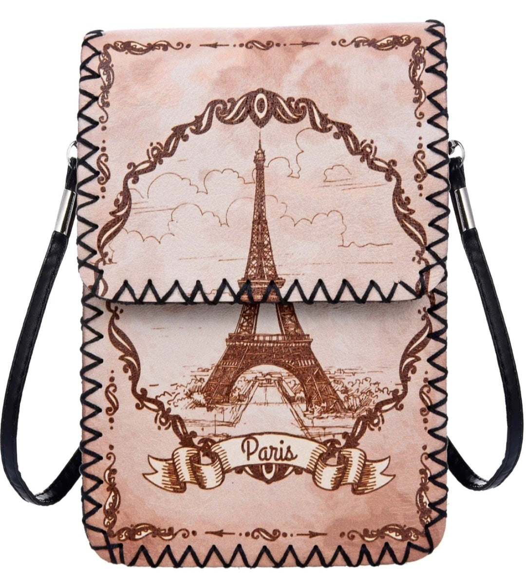 Paris Effel Tower Crossbody Bag 