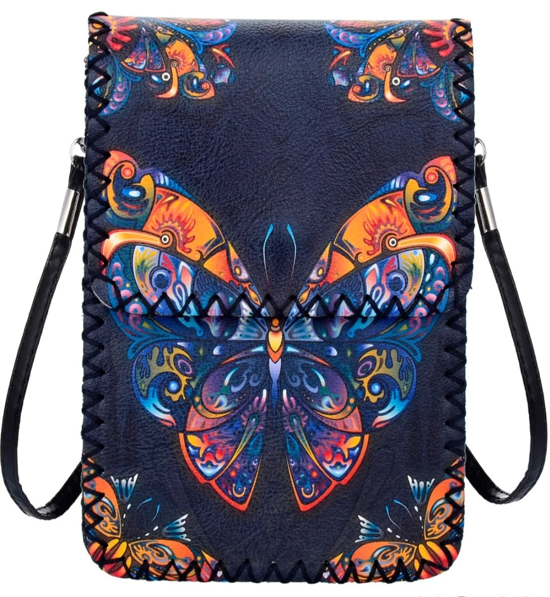 Beautiful Butterfly Crossbody Bag 