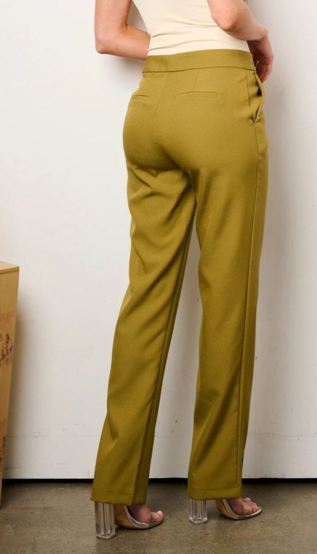 Olive Casual Pants