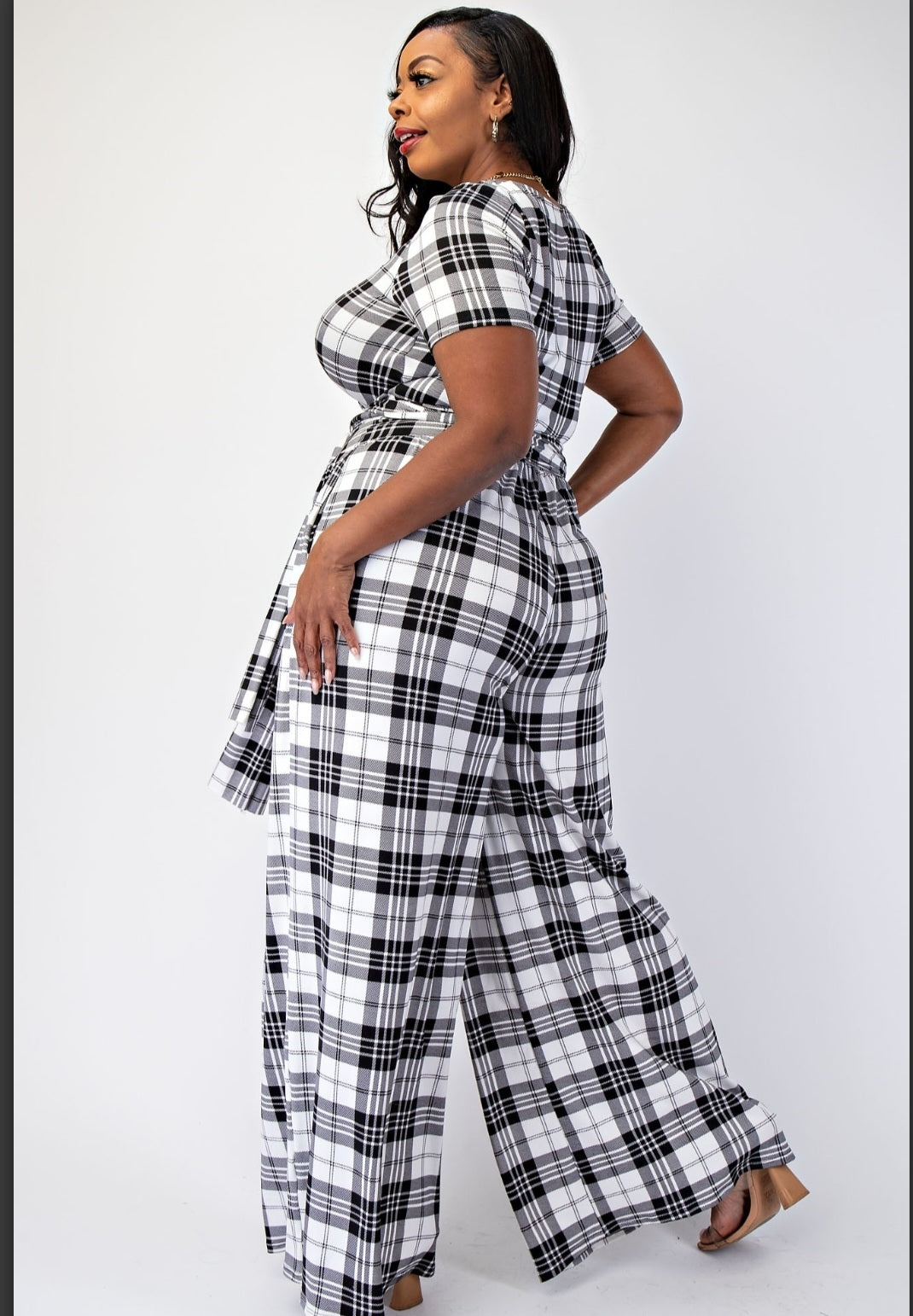 Plaid Print 2pc Set