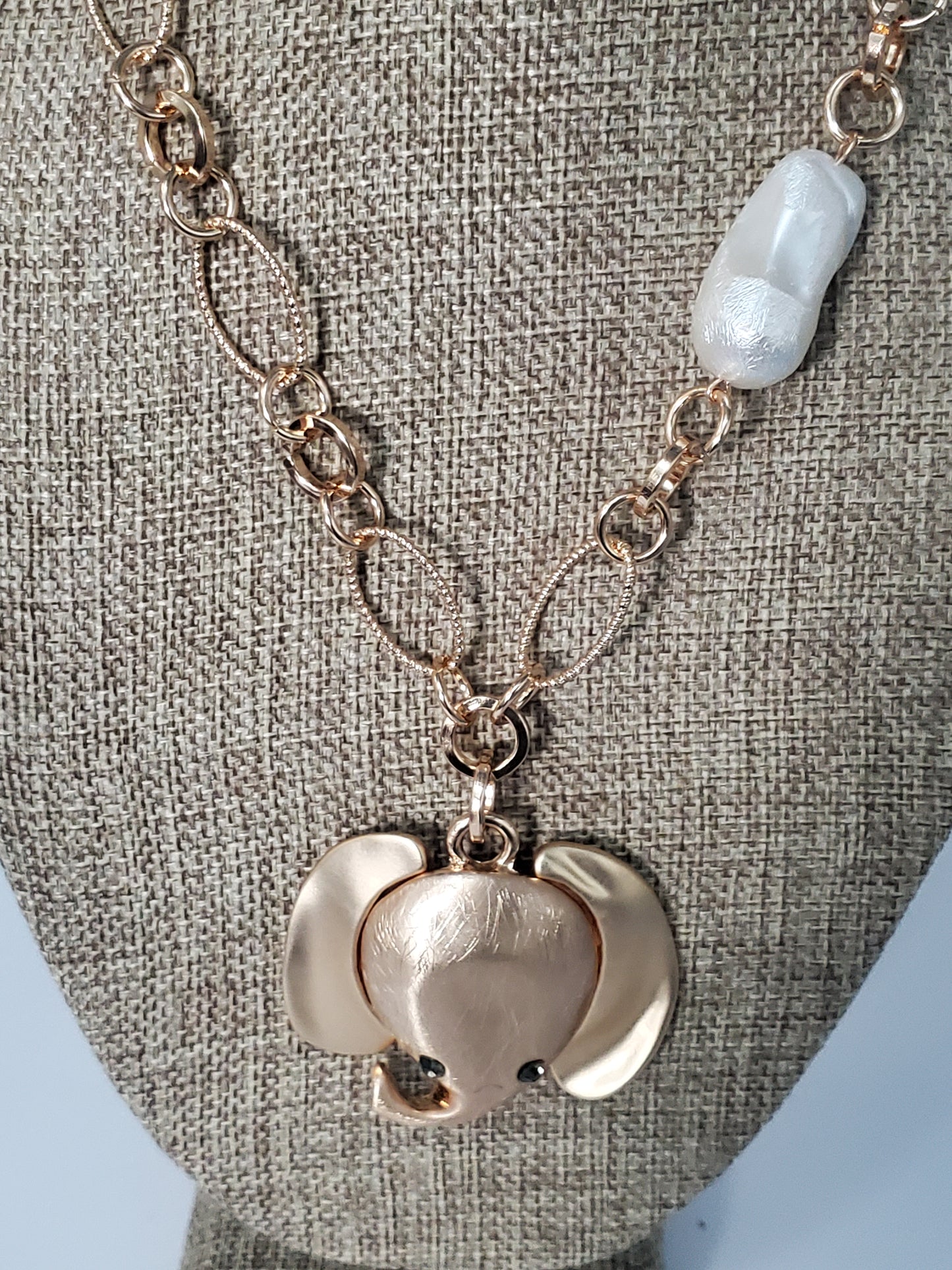 Golden Elephant Necklace